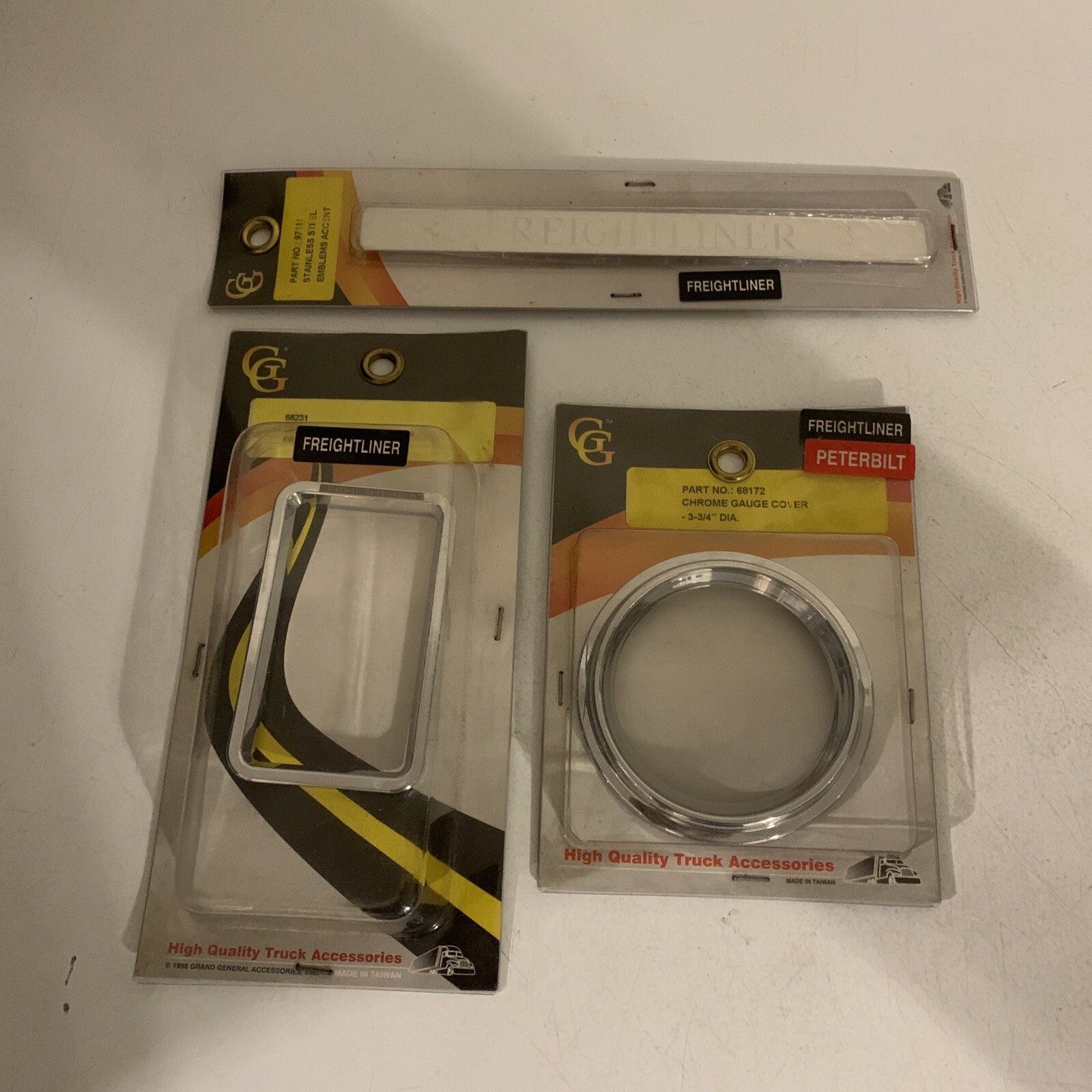 Freightliner Chrome Gauge Cover Herter Vent Cover  Emblem
