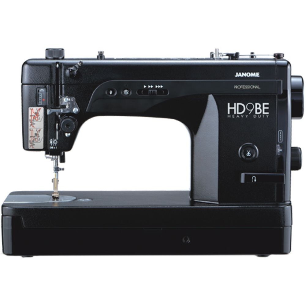 Janome HD9BE Vintage Black Heavy Duty Sewing Machine with Bonus Kit
