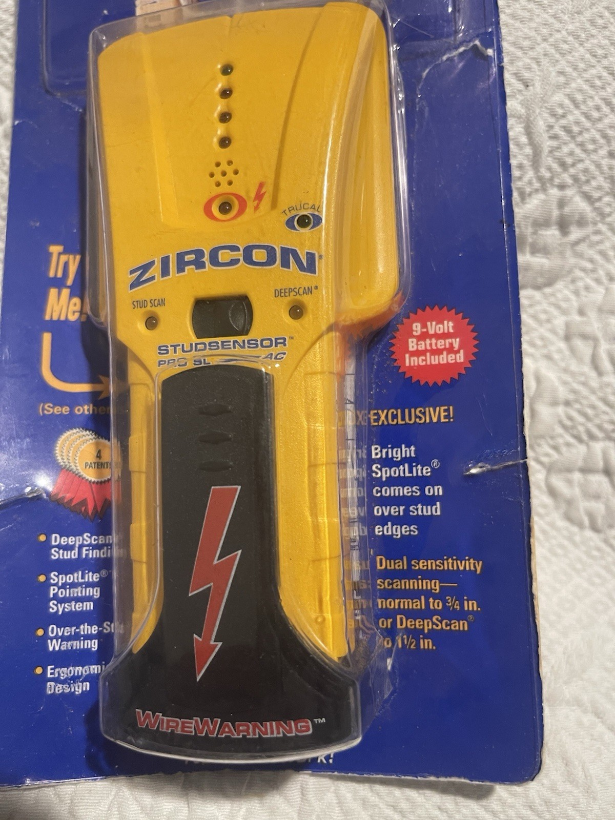 Zircon Stud & Joist Finder Pre Owned In Original Packaging