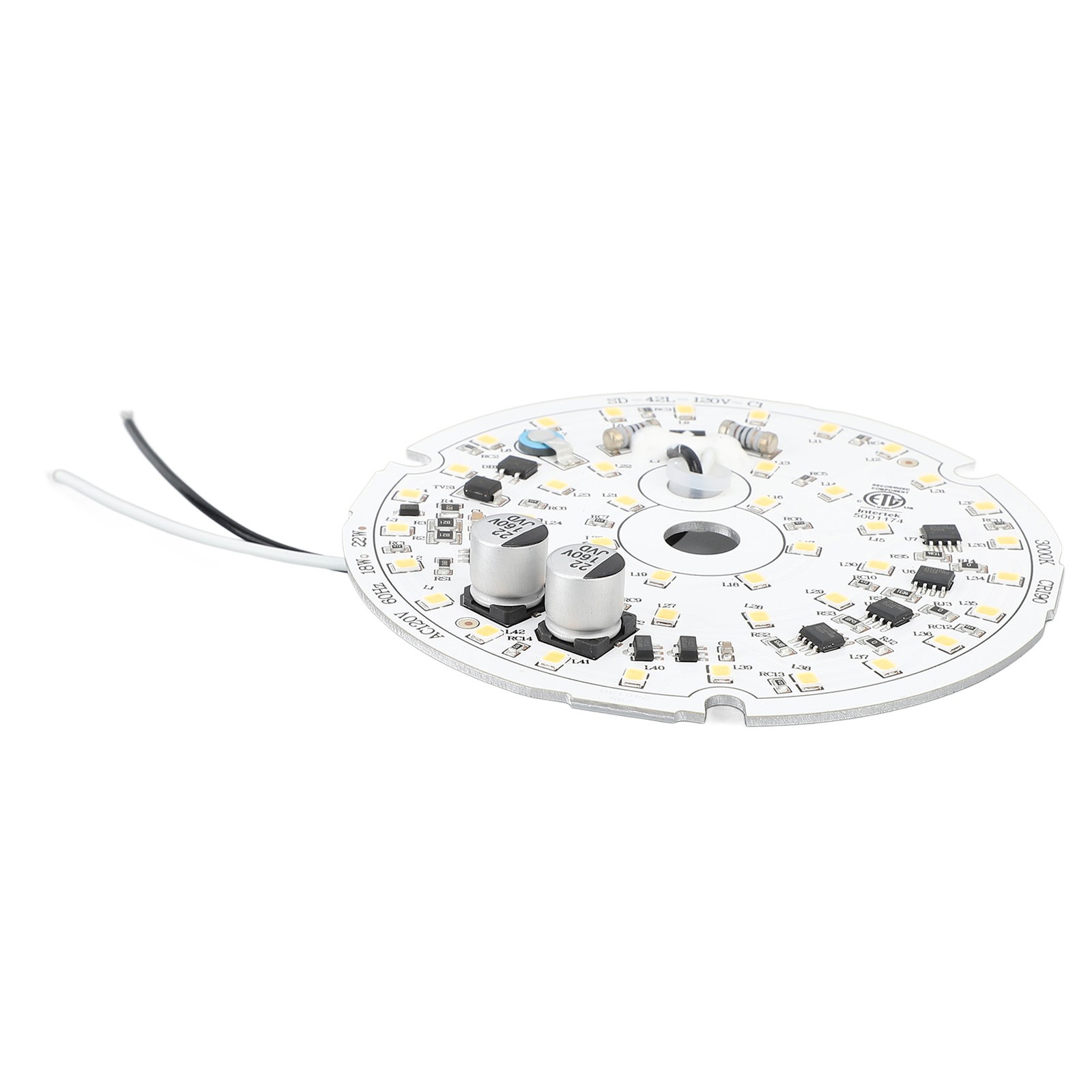 3000K Ceiling Fan Light Replacement Panel 18W Dimmable LED Board Warm Light