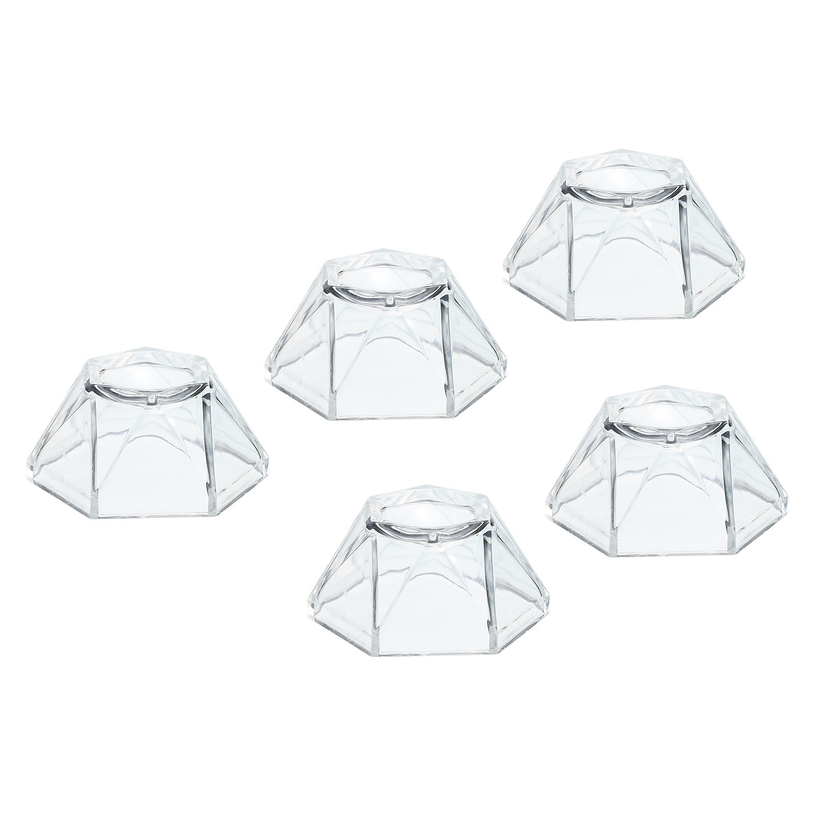 5Pcs Acrylic Ball Stand Displays Base 2cm Transparent for Crystal Ball
