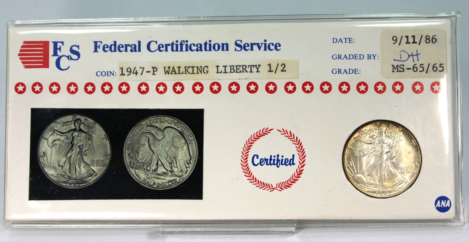 1947 Walking Liberty Half Dollar - Very Choice BU !!