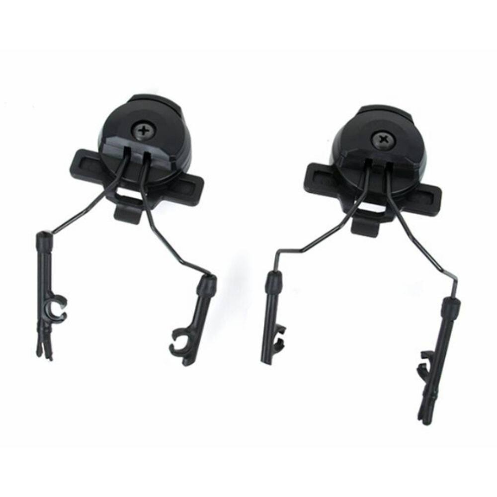 Helmet Adapter Black For Peltor Comtac Headset Ear Protection Exfil 3.0 Rail NEW