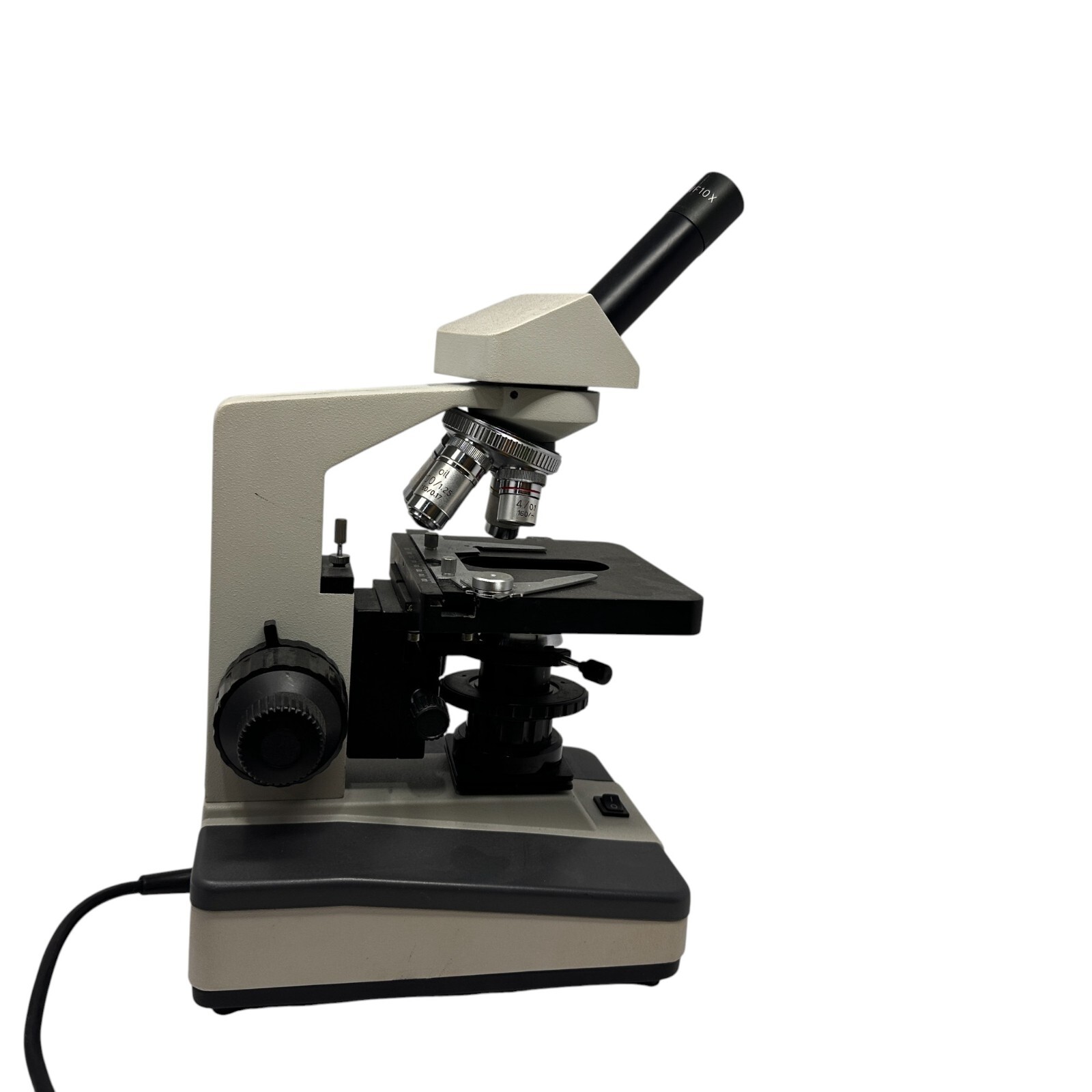 Ward's HVS-20 Monocular Compound Microscope 4 Objective Lenses Lab Scope