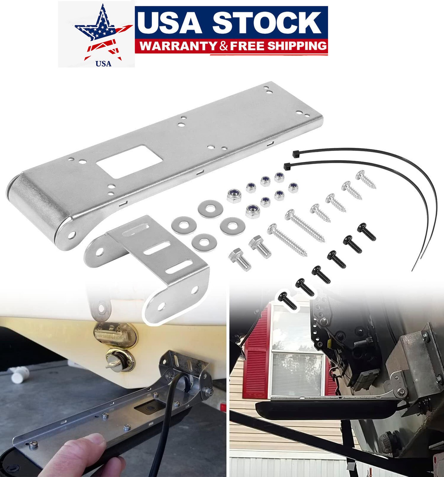 000-10874-001 Transducer Mounting Bracket for Lowrance LSS-2 HD Skimme/
