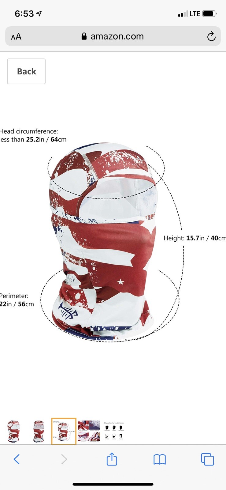 Bassdash UPF 50+ UV Sun Protection Neck Gaiter Fishing Mask Hunting Kayaking ...
