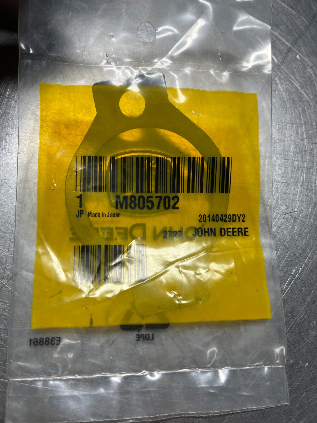 M805702  Genuine OEM   John Deere  GASKET