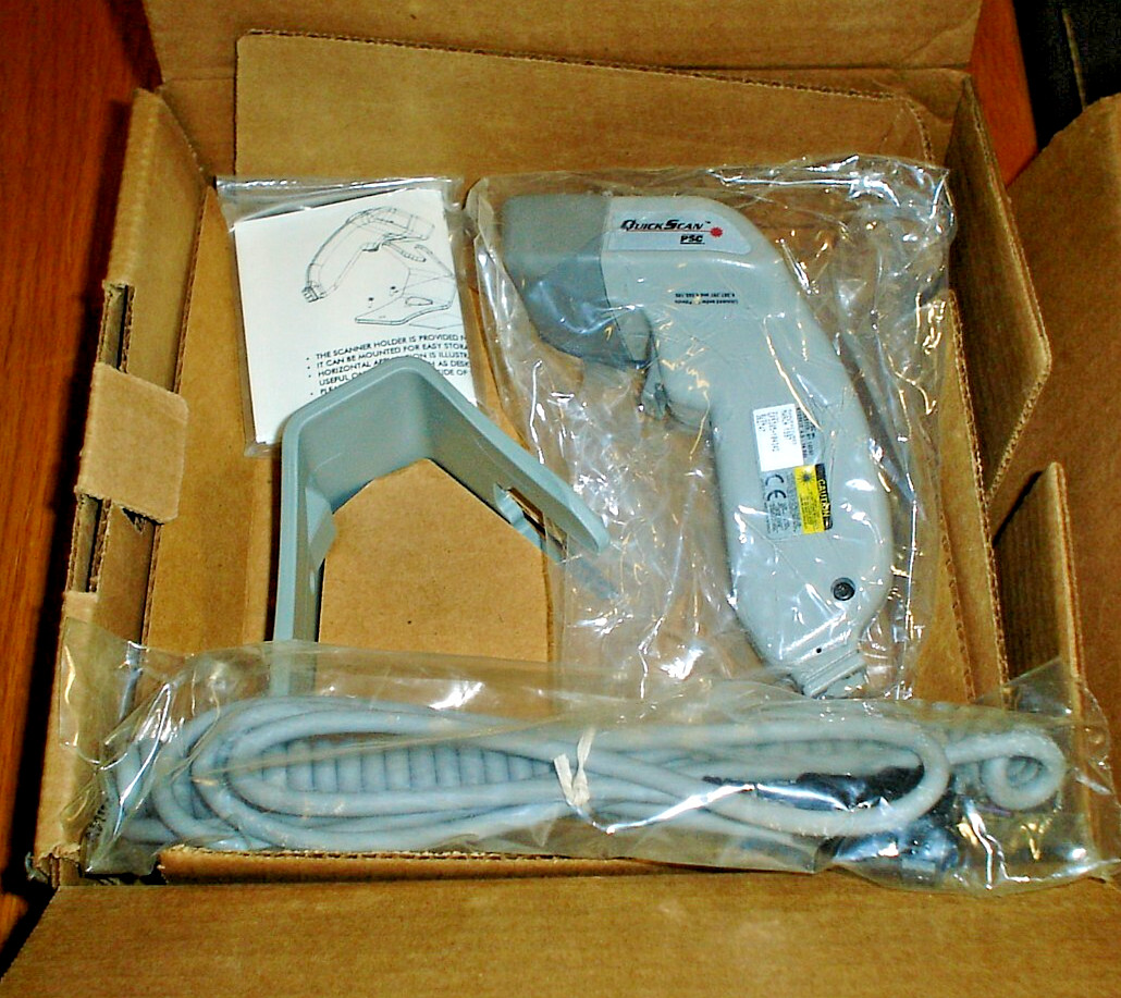 New PSC GP5385 Quickscan Handheld Barcode Laser Scanner GP5385-104342 NOS
