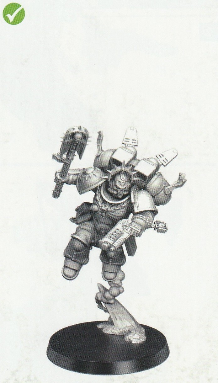 Chaplain with Jump Pack Space Marines Armageddon Warhammer 40k - NoS (x1)