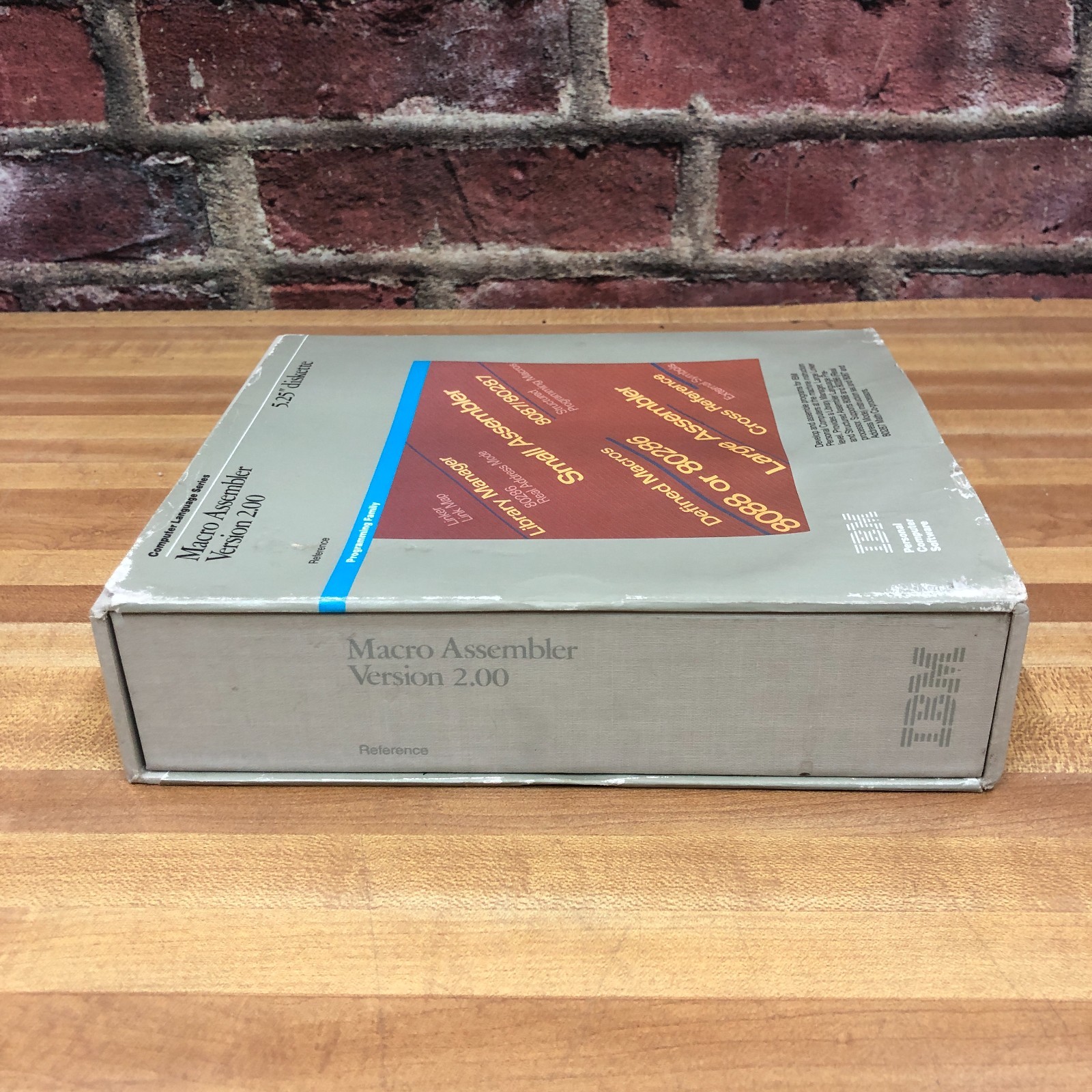 IBM PC Personal Computer Macro Assembler 2.00 5.25" Floppy Disk Software