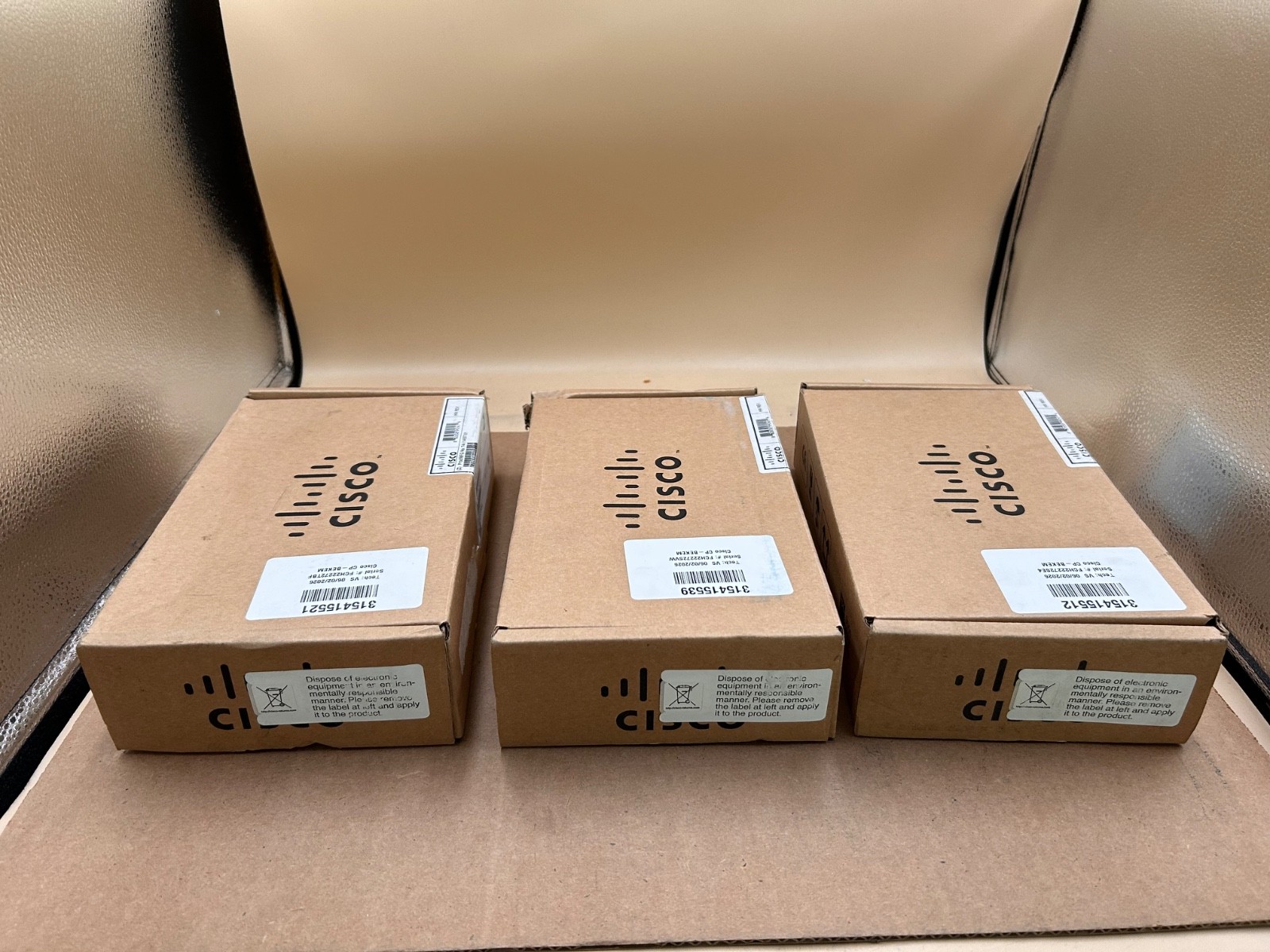 Lot of 3 CISCO CP-BEKEM - 68-5322-04, 8851/8861/8865 Sidecar Expansion Module