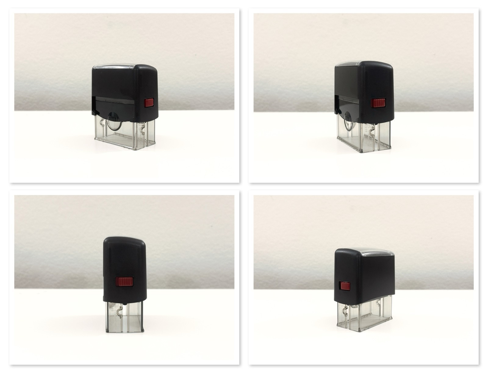Blank Large Self-Inking Stamp in Black Ink