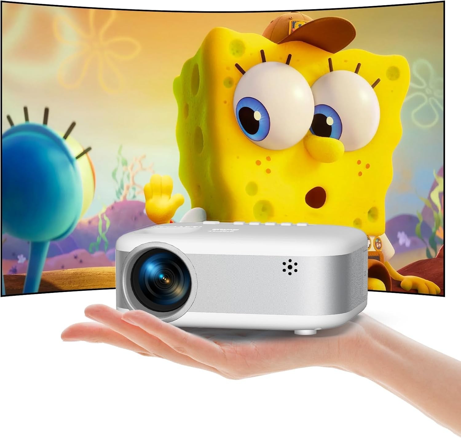 Proyector Para Moviles Celular Bluetooth Android Portatil Mini 1080P Movie Proje