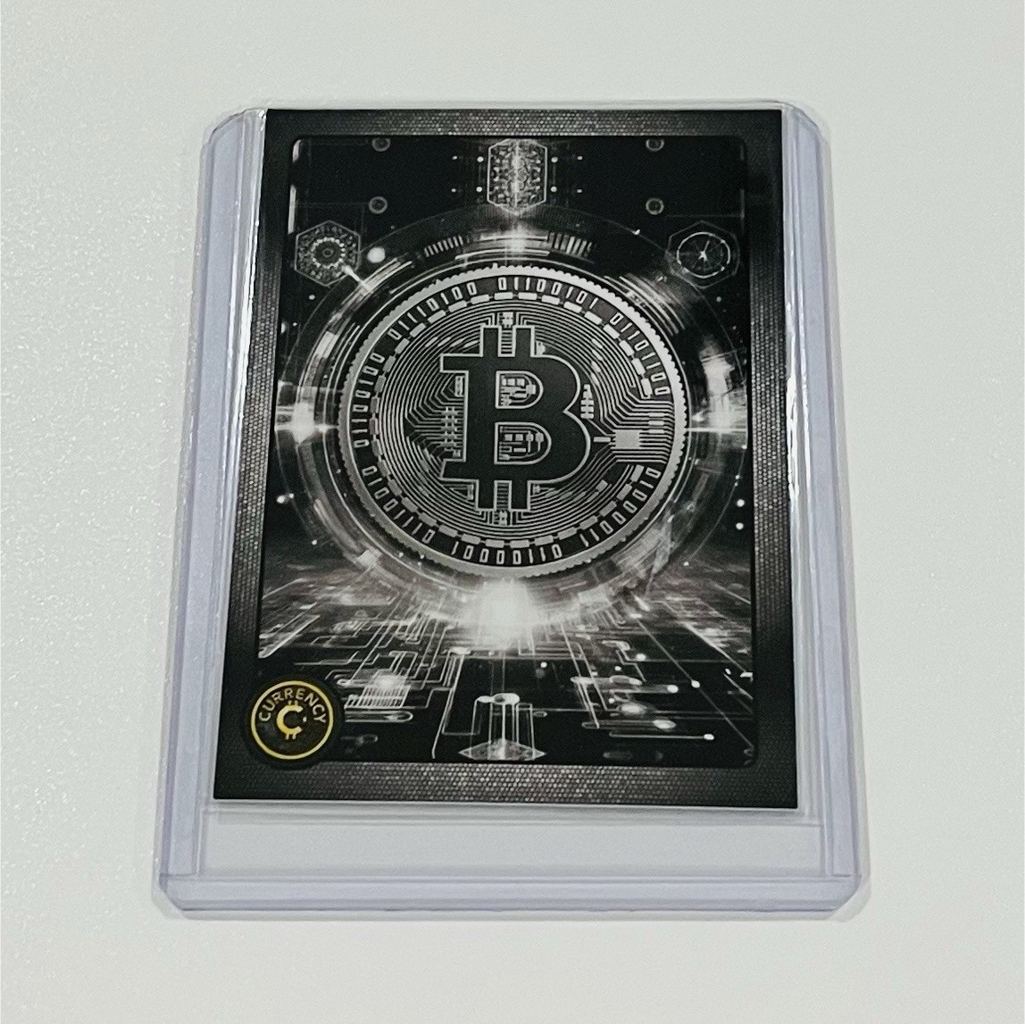 Bitcoin Currency Creed Crypto-Collectible Trading Card #1-SP