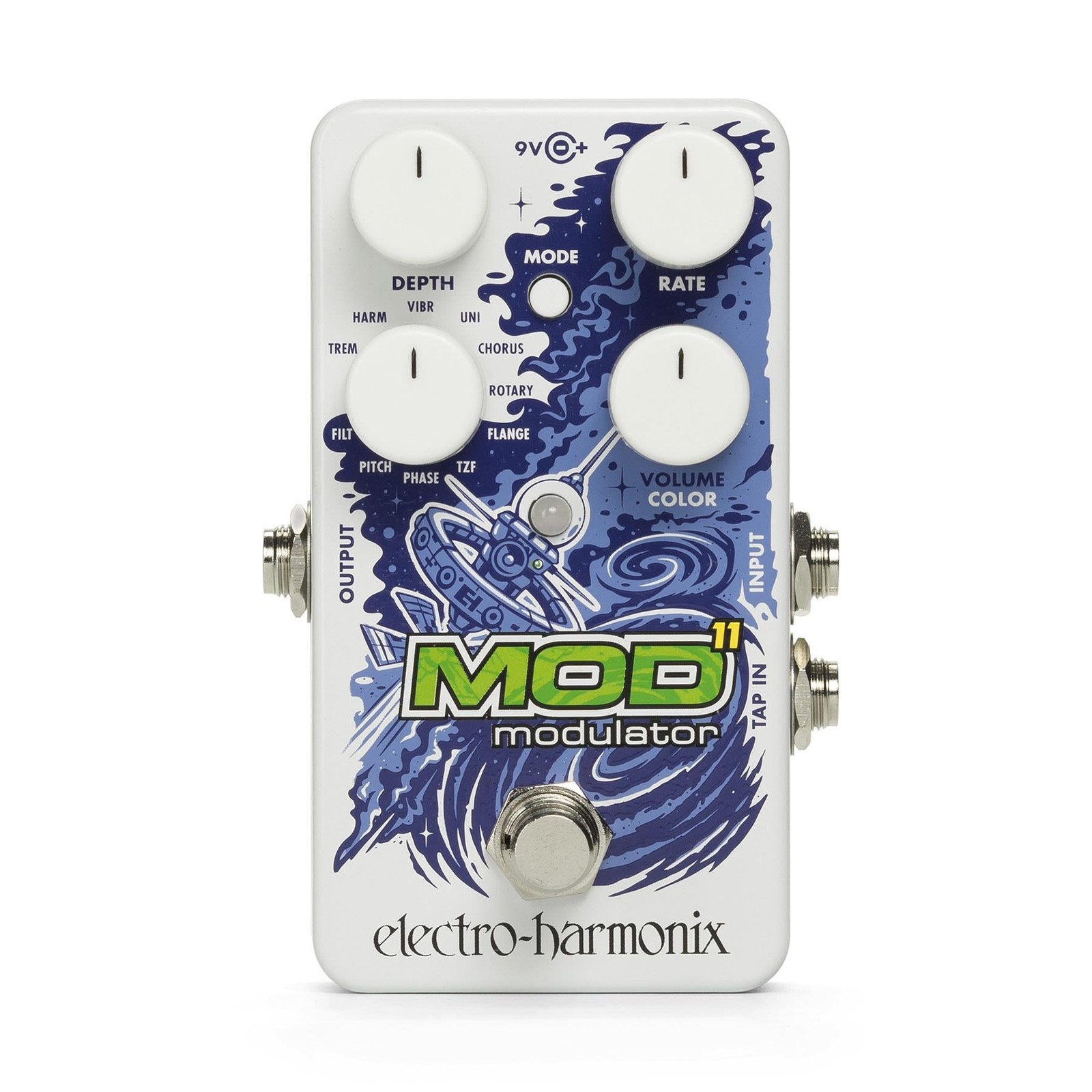 Electro-Harmonix MOD 11 Modulation Guitar Effects Pedal w/ PSU Modulator MOD11