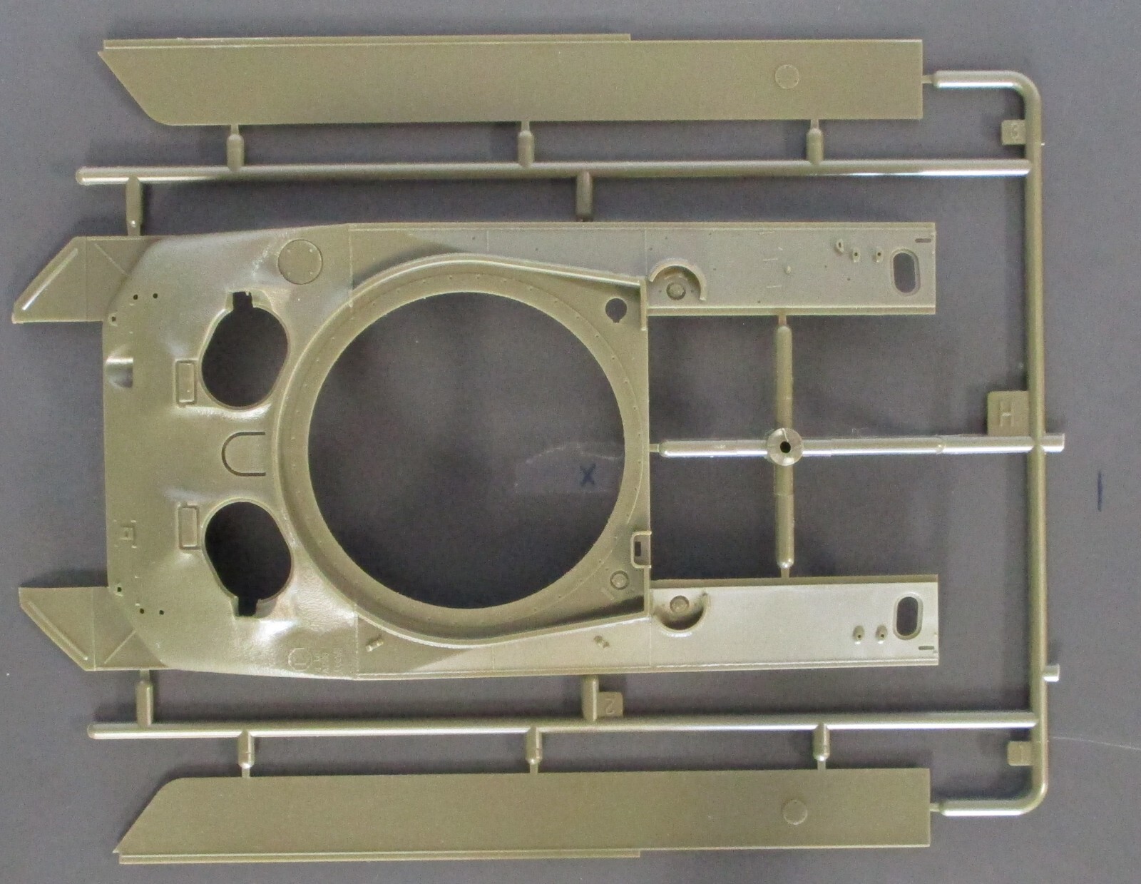 Asuka 1/35 Scale US M4 Composite - Upper Hull Parts from Kit No. 35-049
