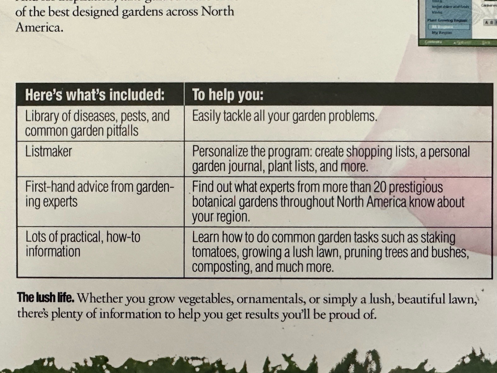 Microsoft Complete Gardening Windows 95 CD-ROM 1996 Vintage PC Software