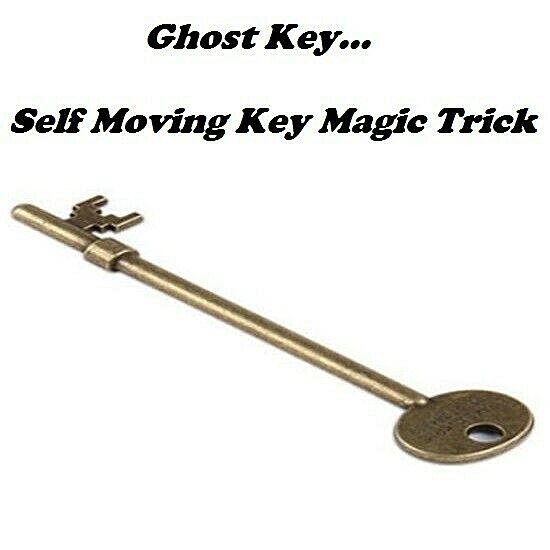 GHOST KEY MOVES BY ITSELF! MAGIC TRICK ENGLISH INSTRUCTIONS with YOUTUBE LINK
