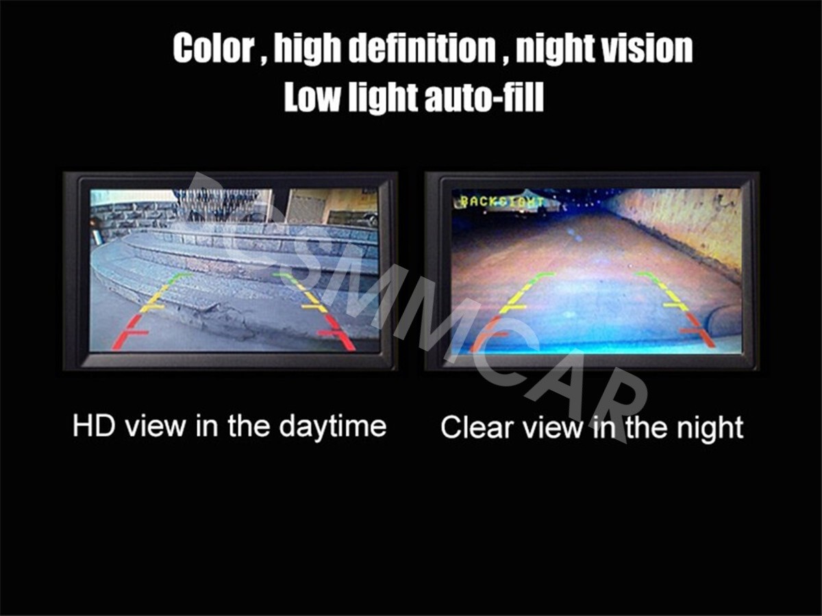 Car HD Backup Camera Reverse Parking Cam Left Right Rear Front View 360 Degree