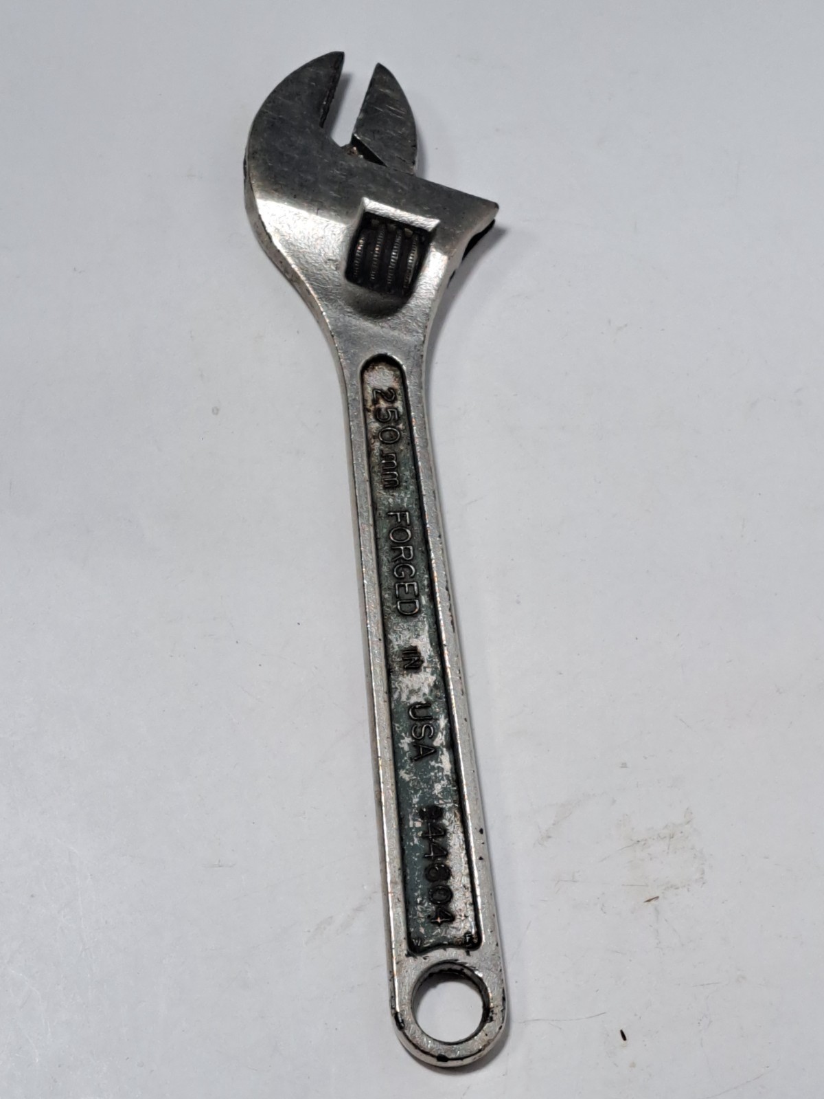 Craftsman 44604 Adjustable Wrench 10" 250mm Forged Steel Vintage Made in USA