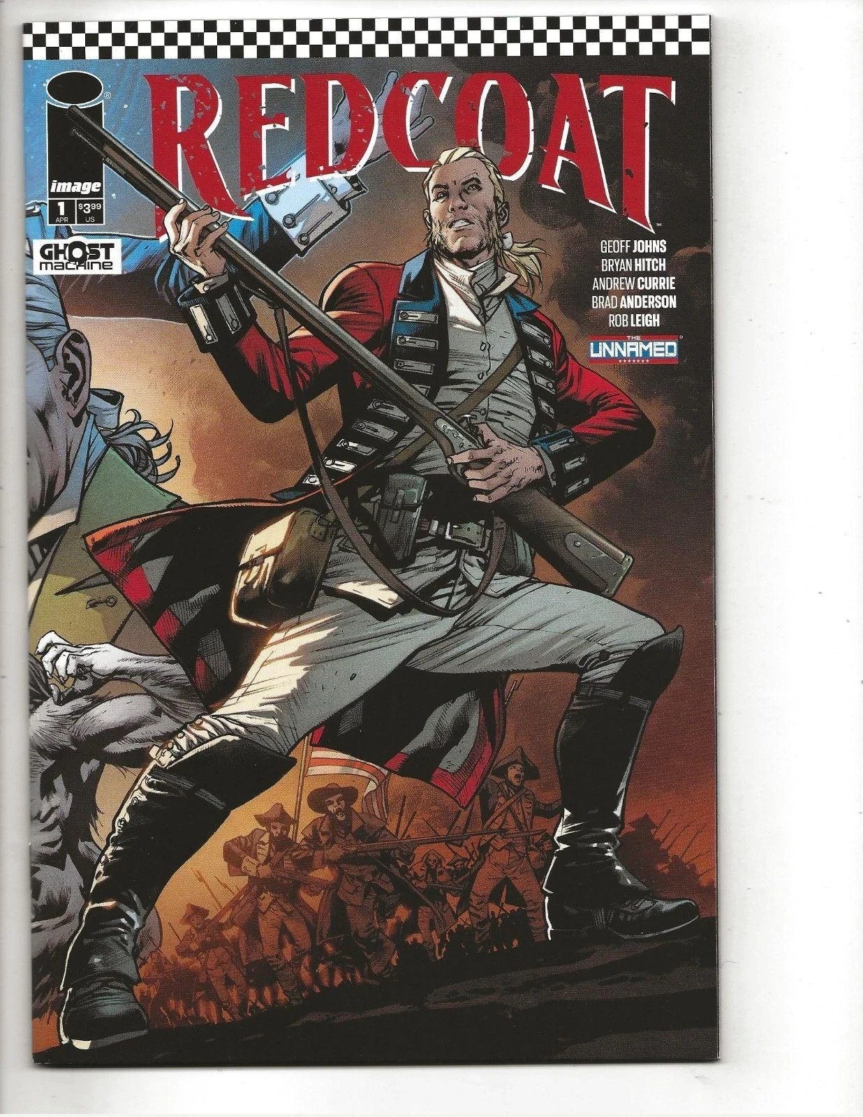 REDCOAT #1  Ghost Machine Image NM free shipping 1st print
