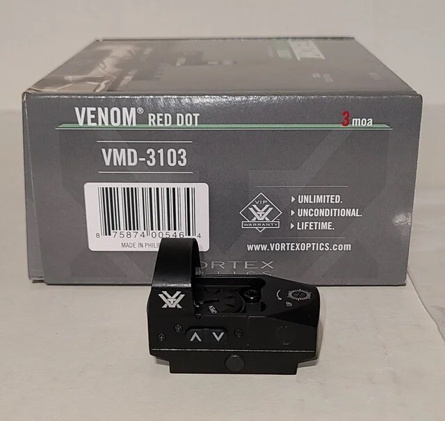 For Vortex Venom 3 MOA Red Dot Sights Black (VMD-3103)