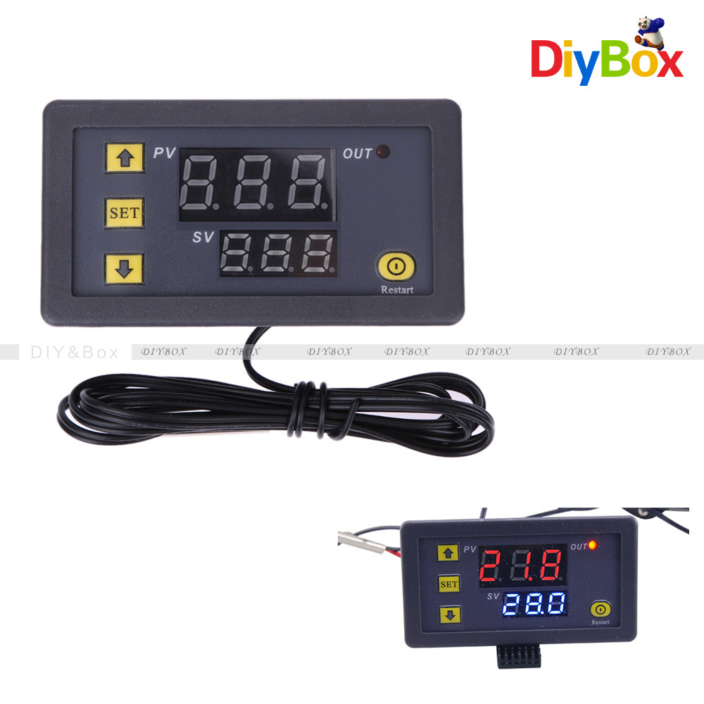 W3230 12V Digital LCD Thermostat Temperature Controller Meter Regulator 20A