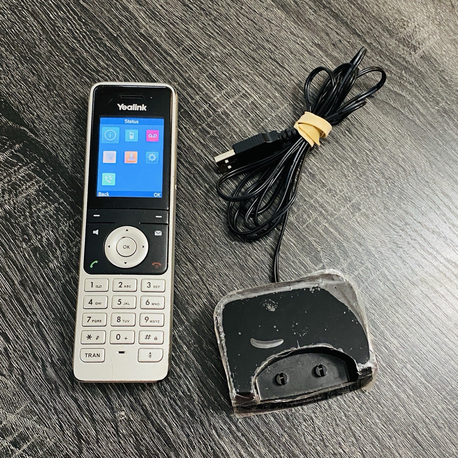 Yealink W56H Phone with W56H Charger (Base not included) with charging block