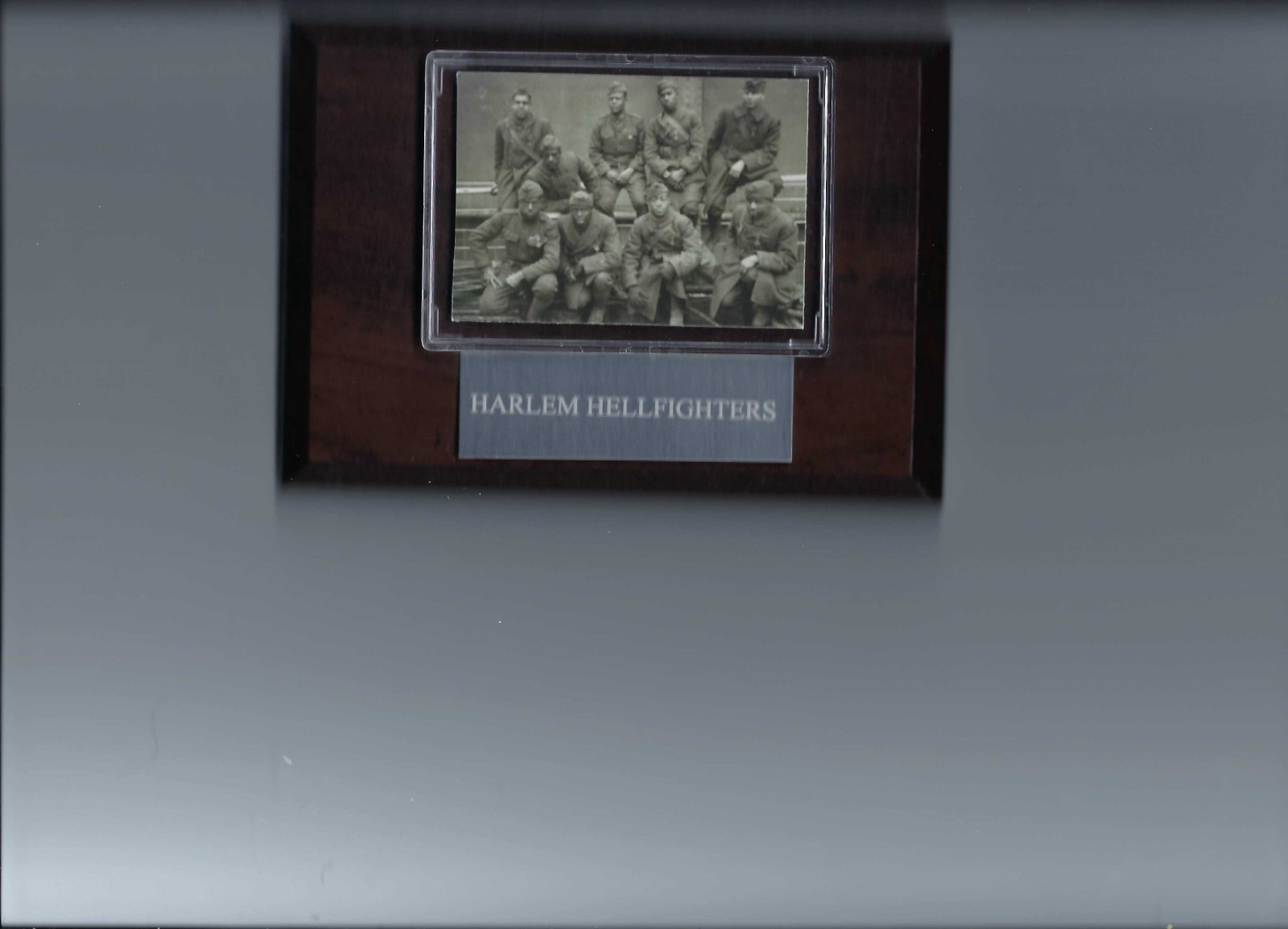 HARLEM HELLFIGHTERS PLAQUE USA WWI MILITARY 369TH INFANTRY ARMY NATIONAL GUARD