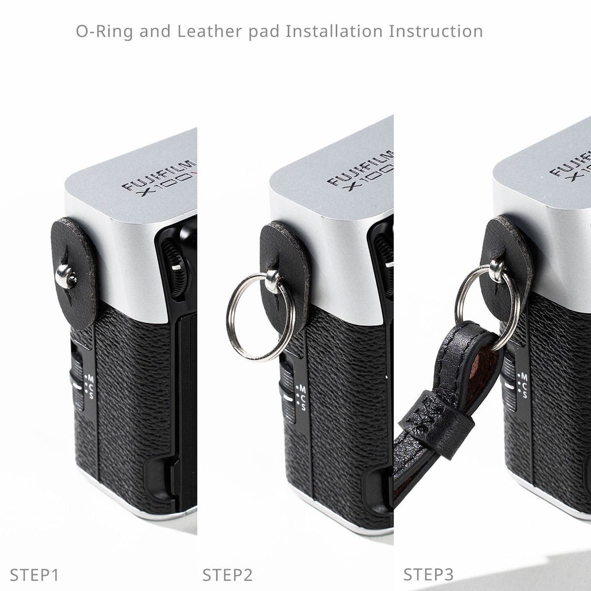 SmallRig Universal Leather Camera Shoulder Strap, Black