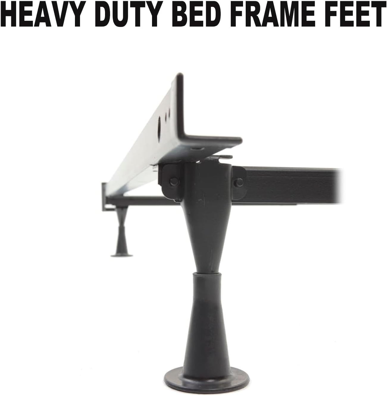 6PCS Reinforced Bed Frame Feet That Replace Wheels. Prevent Sliding. Sturdy Repl