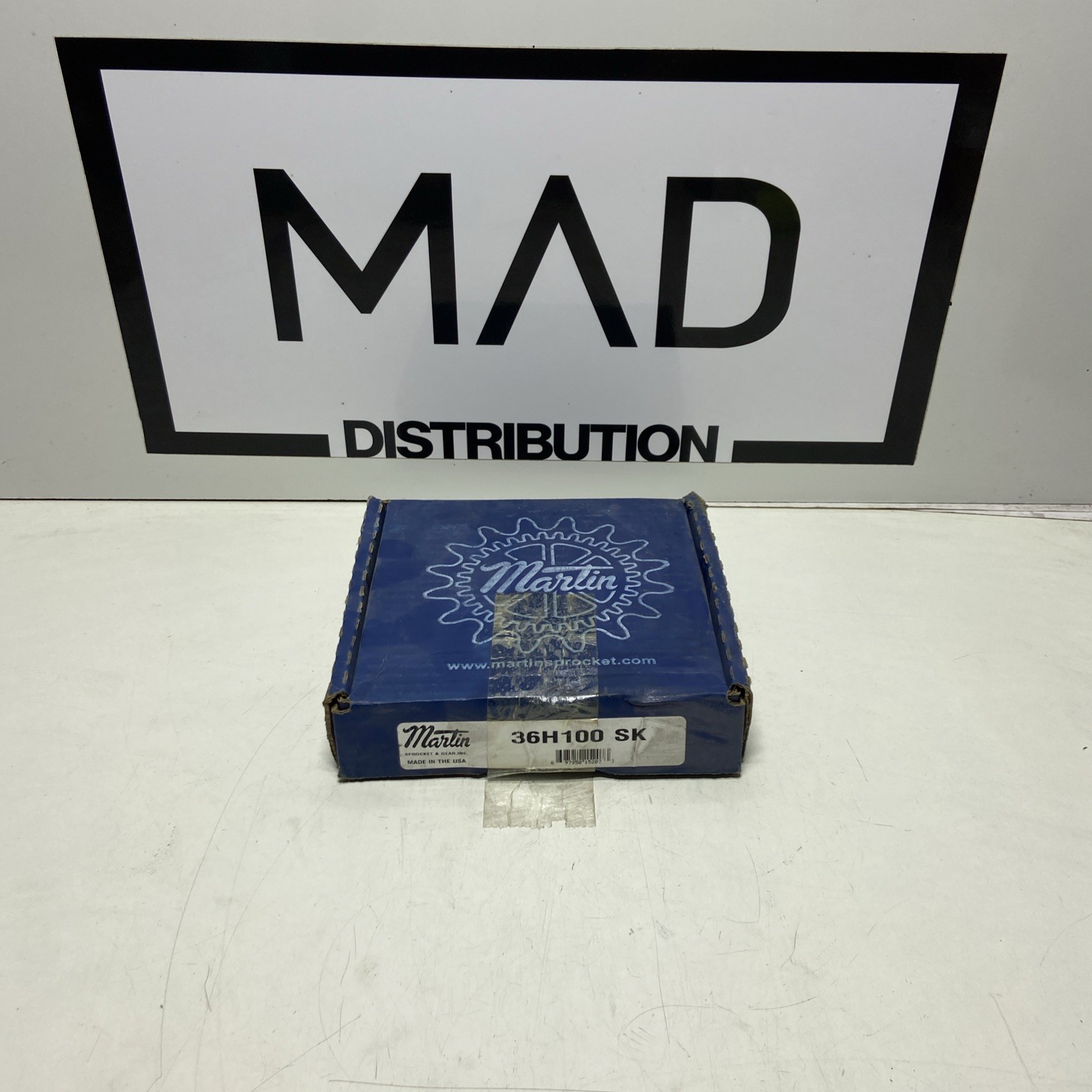 NEW OPEN BOX- Martin H Series 36H100 SK 1/2” Pitch QD Bushed Timed Pulley 36T 1”