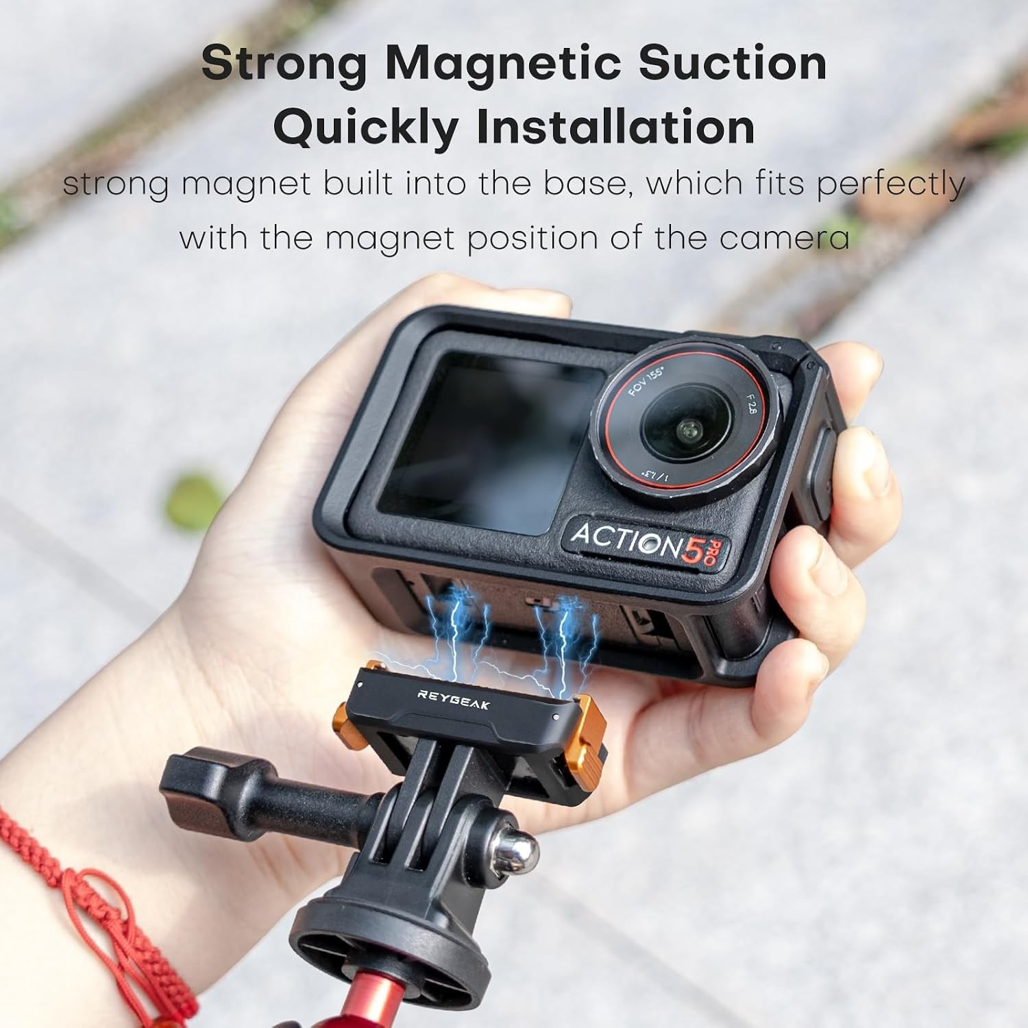 Enhanced Stability Quick Release Adapter for DJI OSMO 360/Action Cameras