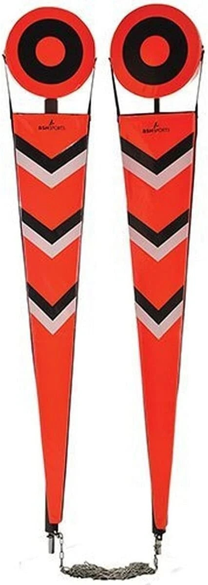 Bsn Sports Pro Chain Set - Chevron Orange ,7' High Featuring