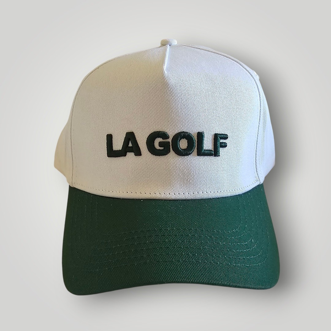 NWT LA GOLF five-panel mid-profile adjustable hat
