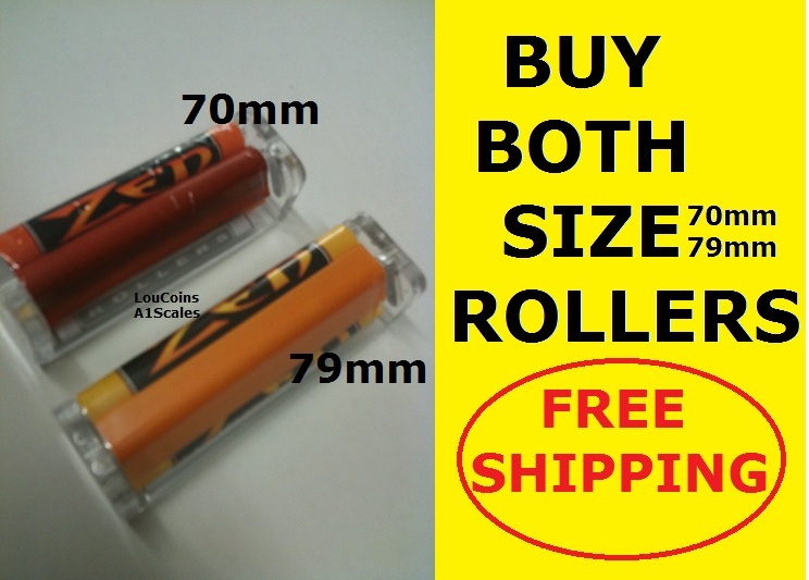 BOTH 70mm & 79mm ZEN Brand Cigarette Roller Machine fit most all Rolling papers