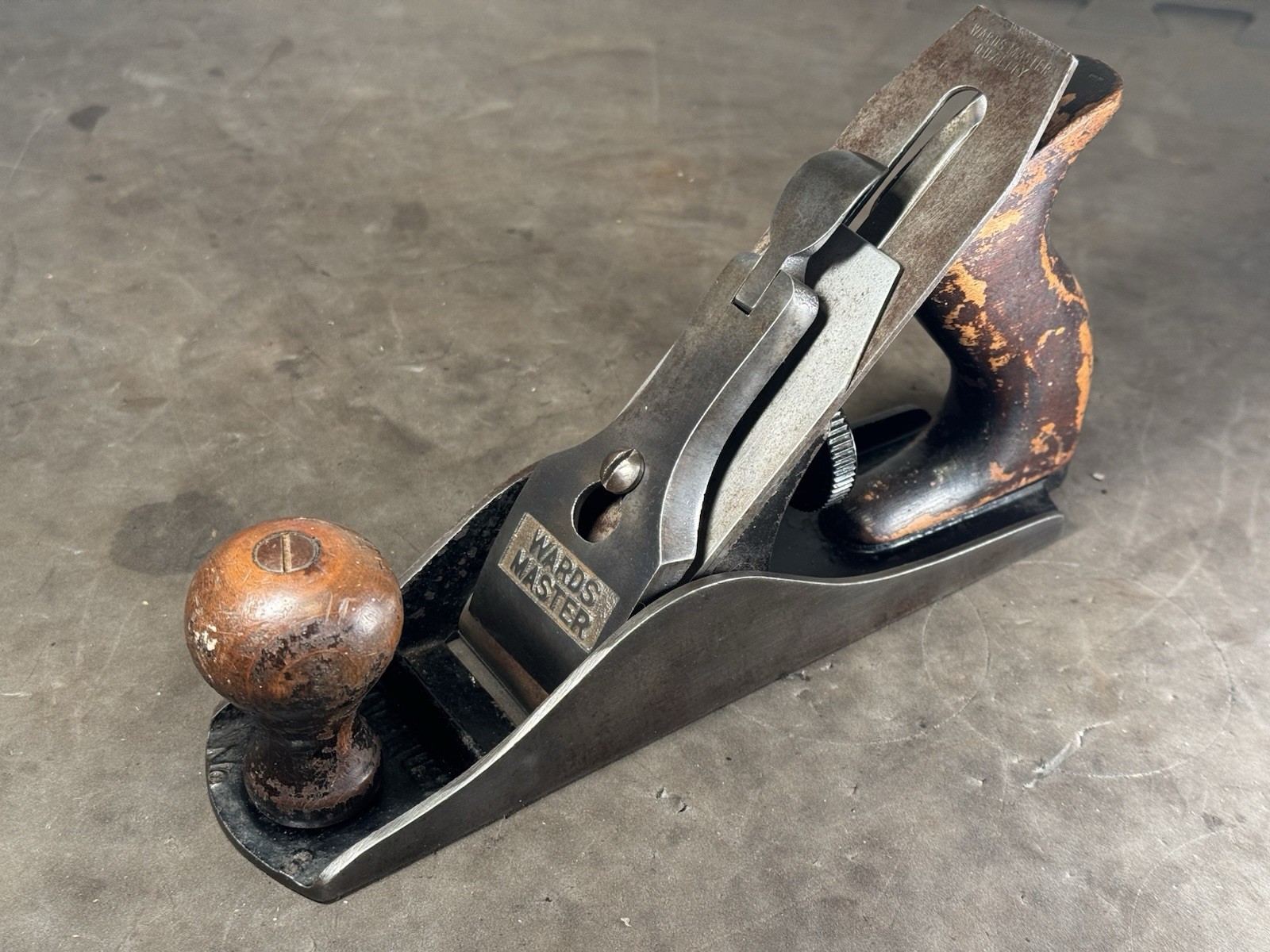 Wards Master Quality No 3 - 9 1/4" Bench Plane Wartime Stanley Made Sharp VTG