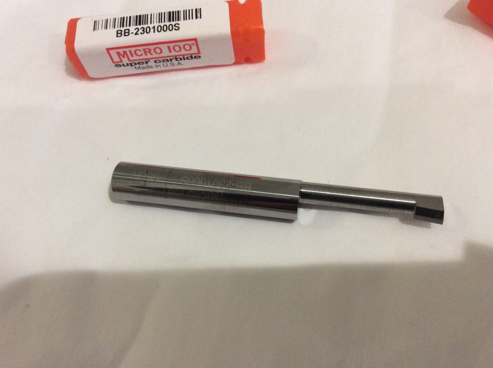 1 NEW MICRO 100 SOLID CARBIDE BORING BAR BB-2301000S USA MADE