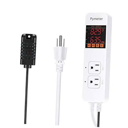 Temperature and Humidity Controller Reptile Mushroom Greenhouse Thermostat Pre