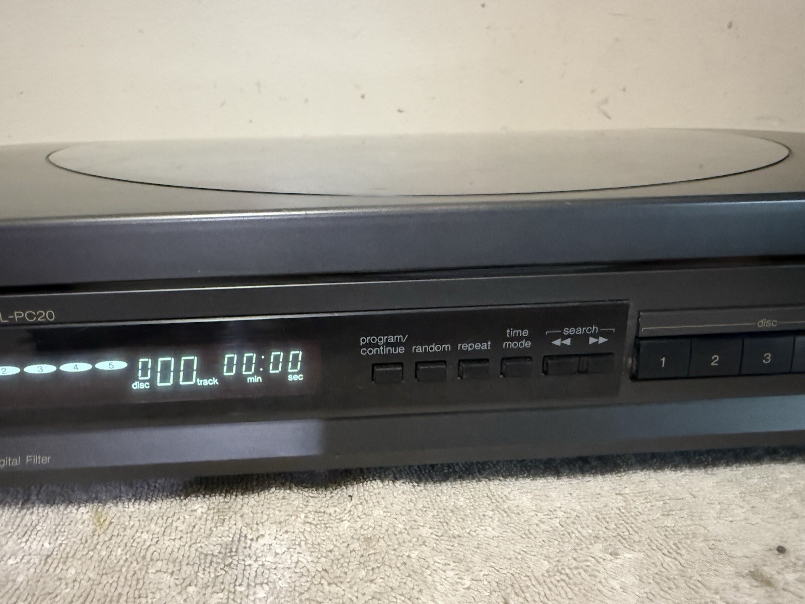 U28755 Technics SLPC20 5 Disc CD changer Read The Description Before Yo G3D