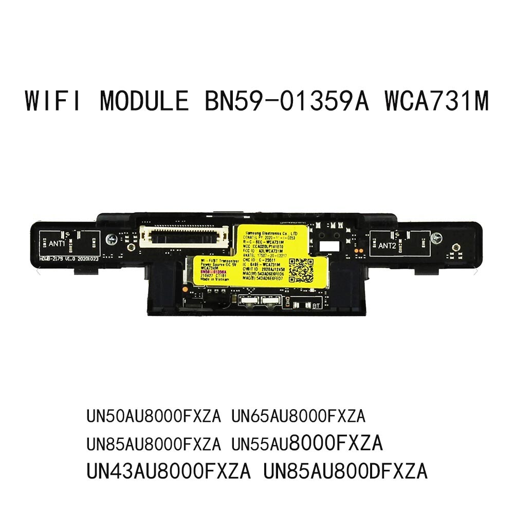 BN59-01359A WIFI MODULE for UN50AU8000FXZA UN65AU8000F UN85AU8000F UN85AU800DF