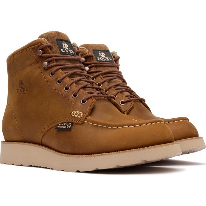 Rocky MonoCrepe Wedge 6” Waterproof Work Boot