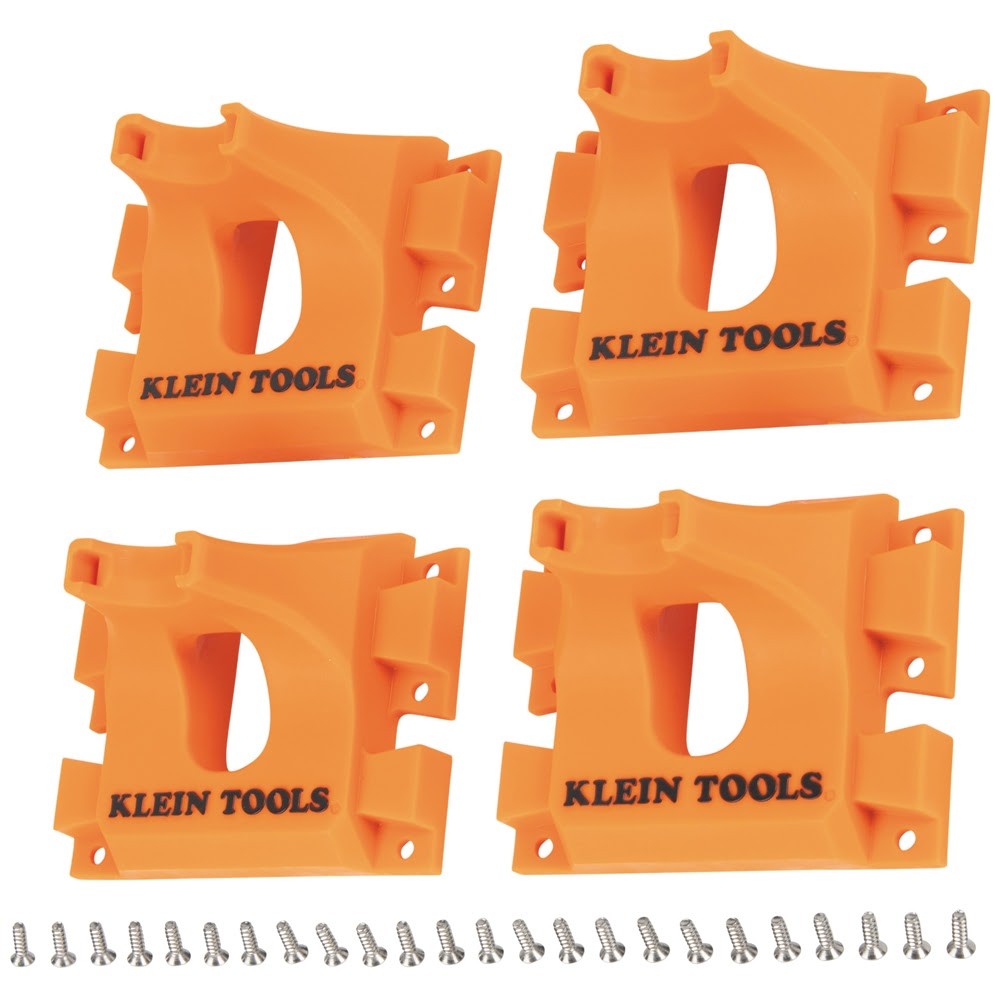 Klein Tools BCRP04 Bucket Work Center S-Hook Rail Cartridges 4-Pack