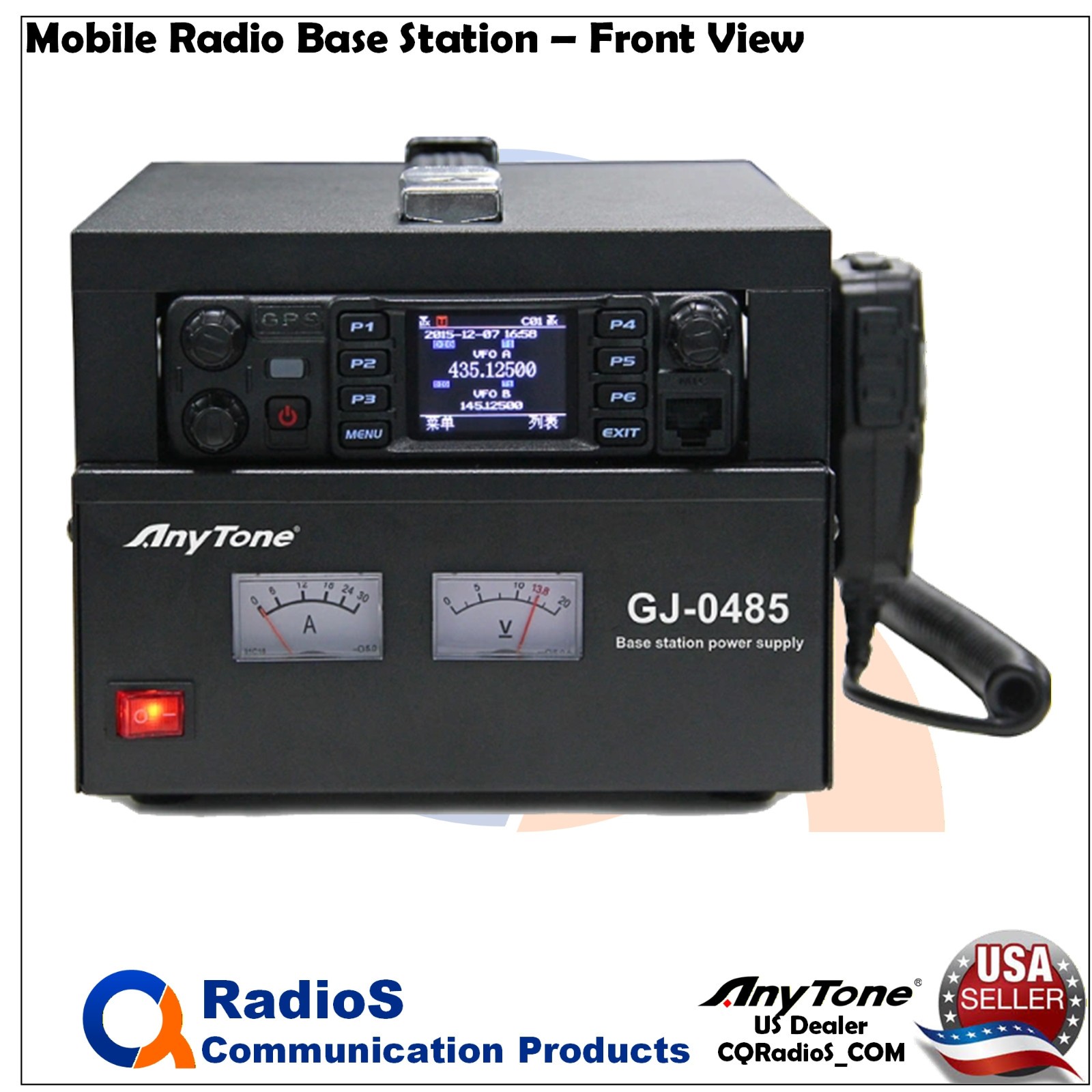 ANYTONE GJ-0854 BASE STATION POWER SUPPLY FOR AT-D578UV AND EQUIVALENT