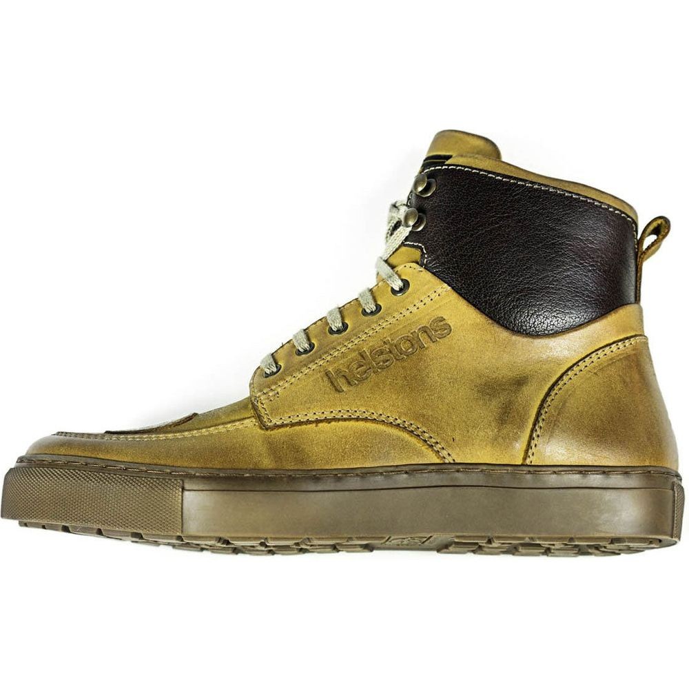 Helstons Sporty Ladies Motorcycle Motorbike Leather Boots Nubuck Peach