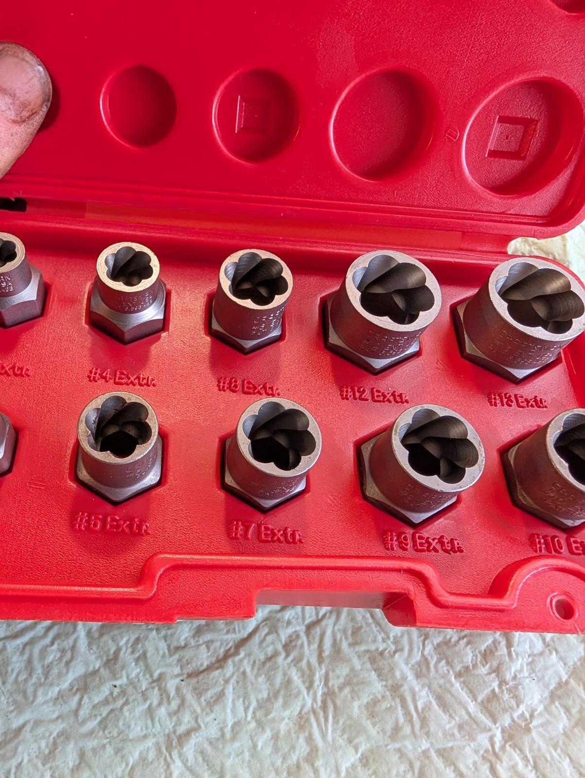 Craftsman USA 10pc Bolt Out Bolt Extractor Set