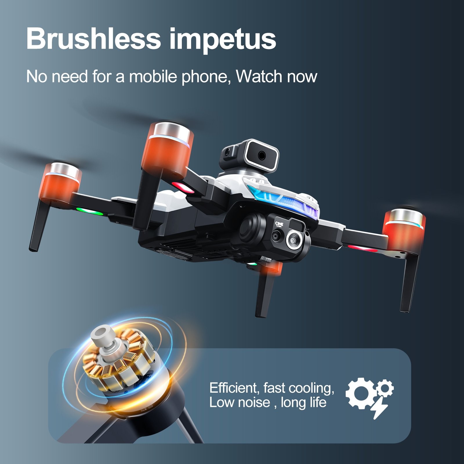 S160 8K Drone with Screen, HD Photography, Obstacle Avoidance, Foldable Model