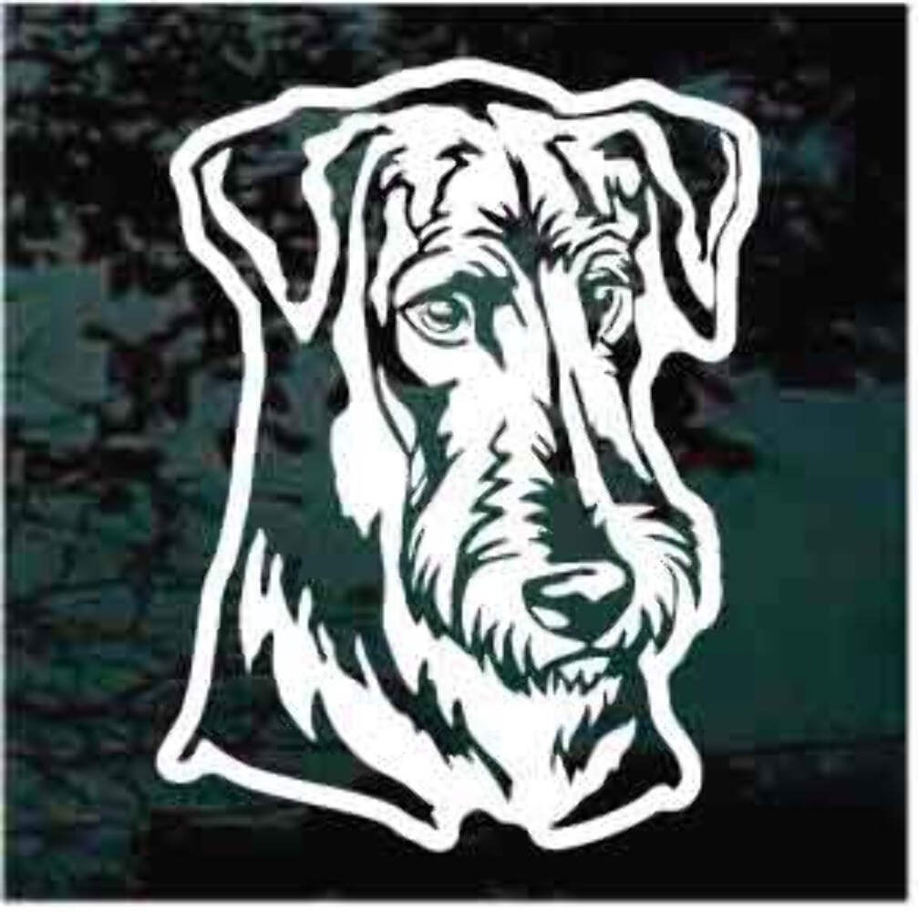 Sweet Airedale Terrier Decals | Die Cut Vinyl Decal