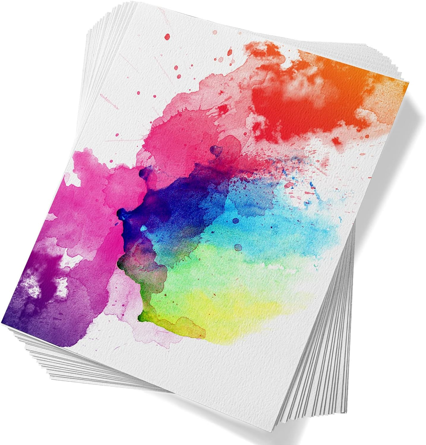 60 Sheets Watercolor Paper, Cold Press 50% Cotton&140Lb /300Gsm Acid-Free Bulk W
