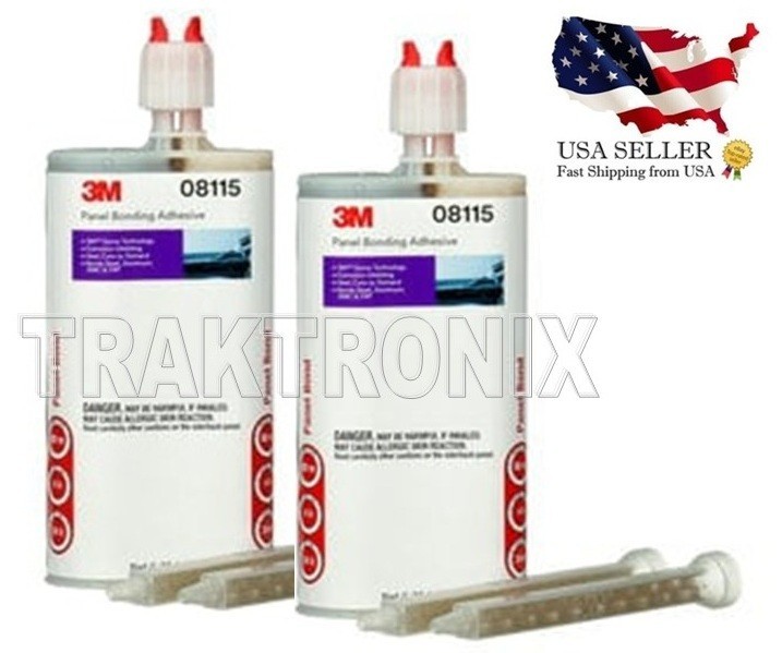 QTY 2 - 3M 08115, 8115  Panel Bonding Adhesive NEW STOCK 2028 EXPIRATION